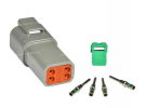 elektrisches Bauelement DEUTSCH Stecker Kit 4 VOIES DT04-4P |  |
