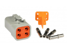 elektrisches Bauelement DEUTSCH Stecker Kit 4 VOIES DTP06-4S |  |