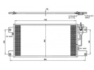 Echangeur Condenseur OEM  | 1446258 - 1782207 - 1790840 | 0822.2012 - 35762 - 8FC351307361 - 94503 - AC533000S - SC5019 - TSP0225634