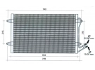Exchanger Condenser OEM  | 2D0820413A | 35656 - 53826 - 816996 - VW5187