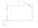 Wärmetausche Kondensator OEM  | 1H0820413 | 35030 - 53812 - 7401191 - VW5137