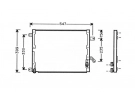 Wärmetausche Kondensator OEM  | 7799352 | 816968