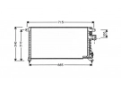 Warmtewisselaar Condensor OEM  | 80100SM1A23 | 30311055 - 35288 - 8FC351035711 - HD5085 - TSP0225149