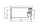 Warmtewisselaar Condensor OEM  | 80110SF1A1A | HD5082