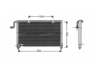 Warmtewisselaar Condensor OEM  | GJA1CB3B | MZ5106