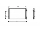 Wärmetausche Kondensator OEM  | JRB100340 | 8FC351036271 - AU5142 - TSP0225091