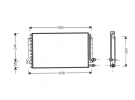 Wärmetausche Kondensator OEM  | 94457301103 - 94457301105 | 53306 - 7004063 - 7036216305 - 8FC351038381 - AC239000P - PR5024