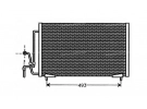 Warmtewisselaar Condensor OEM  | 6455R3 - 96194366 | 35813 - 53740 - 7401491 - 816835 - PE5184