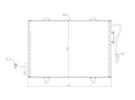 Warmtewisselaar Condensor OEM  | 7700414103 | 35379 - 53767 - 7401455 - 817171 - CO18142 - RT5232 - TSP0225131