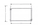 Exchanger Condenser OEM  | 46406321 - 46754472 | 11.2022 - 35540 - 53645 - 7401549 - CO08404 - FT5204