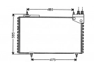 Exchanger Condenser OEM  | 95634991 | 11.5022 - 35141 - 816640 - CN5094