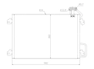 Exchanger Condenser OEM  | 7700434383 - 7702233492 | 35340 - 7401518 - 817509 - RT5273