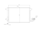 Exchanger Condenser OEM  | 1K0820411D - 1K0820411F - 1K0820411G - 1K0820411H - 1K0820411N - 1K0820411P | 35520 - 817776 - 94684 - DCN32001 - DCN320010 - DCN320011 - DCN320012 - DCN320013 - DCN320014 - DCN320015 - DCN320016 - DCN320017 - DCN320018 - DCN320019 - VW5209D