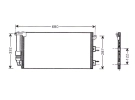 Echangeur Condenseur OEM  | 46798100 - 51767143 - 51960726 | 0804.2059 - 35546 - 94670 - FT5293 - TSP0225553