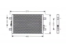 Exchanger Condenser OEM  | 46459888 - 46834669 | 817503 - FT5196 - TSP0225266