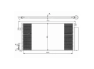 Warmtewisselaar Condensor OEM  | 1850168 - 55700408 | 0804.2062 - 35750 - 818192 - FT5310D - TSP0225551