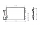 Exchanger Condenser OEM  | 8200221131 - 8200221132 | 0809.3044 - 817661 - RT5340