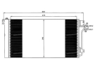 Wärmetausche Kondensator OEM  | 7H0820411B - 7H0820411C | 0810.3039 - 35622 - 704CD00507 - 8FC351317651 - 94604 - AC672000P - TSP0225629 - VW5236