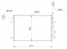 Exchanger Condenser OEM  | 8E0260401D - 8E0260403D | 0810.3023 - 35465 - 8FC351301071 - AI5199 - TSP0225505