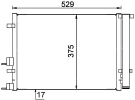 Wärmetausche Kondensator OEM  | 976061J000 | 0828.3035 - 8FC351001211 - AC17000S - HY5244