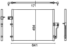 Wärmetausche Kondensator OEM  | 6840009000 - 6840009001 - 6840009002 | 350018 - 704CD00695 - 8FC351310711 - 94859 - AC643000S - DW5082