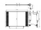Wärmetausche Kondensator OEM  | 1717509 - 1756718 - 1787028 - 1787029 | 350205 - FD5490D