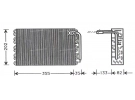 Echangeur Evaporateur  | 6444B2 - 6450CF | 817095 - PEV009
