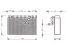 Exchanger Evaporator  | 1618055 - 1618087 - 90512360 - 90541595 | 36058 - 54470 - 707.30015 - 7402536 - 817087 - OLV298 - TSP0525092