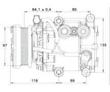 Compressor Visteon Complete compressor TYPE : SCROLL