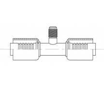 Raccord A sertir alu flexible standard Prise de pression PRISE DE PRESSION R12