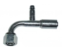 Koppeling Stalen krimpfitting - gereduceerde dia. 90° FEMELLE ORING PP 1234YF