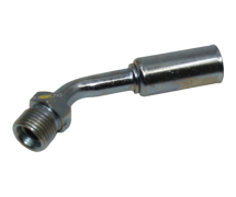 Koppeling Stalen krimpfitting - gereduceerde dia. 45° ACIER 45° MALE INSERT ORING M6