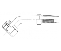 Raccord Réutilisable 45° FEMELLE ORING