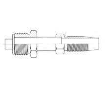 Raccord Réutilisable Droit MALE ORING