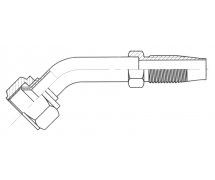 Fitting Reusable 45° FEMELLE FLARE