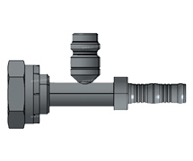 Raccord Burgaclip Droit ORING FEMELLE 1'' + PP R134a