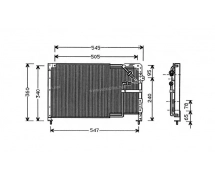 Permutador Condensador OEM
