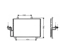 Warmtewisselaar Condensor OEM