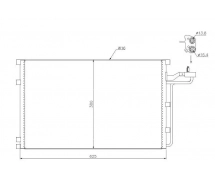 Exchanger Condenser OEM CONDENSEUR VOLVO