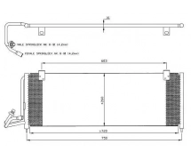Exchanger Condenser OEM Condenseur JEEP