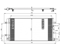 Exchanger Condenser OEM CONDENSEUR AUDI