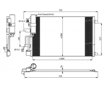 Permutador Condensador OEM