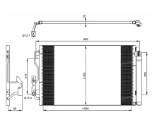 Permutador Condensador OEM