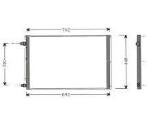 Exchanger Condenser Delphi Delphi 52466714