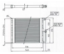Echangeur Condenseur Sanden CONDENSEUR SANDEN