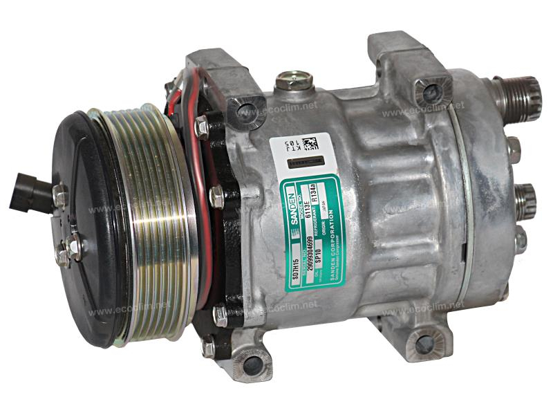 Compressor Sanden Fix R134a SD7H15 200J62 Airconditioning ECOCLIM