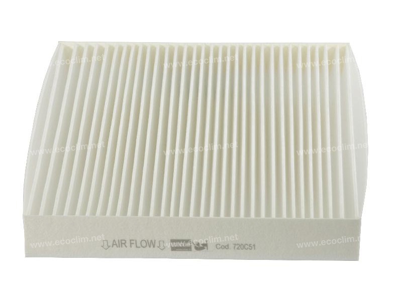 Air distribution Pollen cabin filter 720C51 Airconditioning ECOCLIM